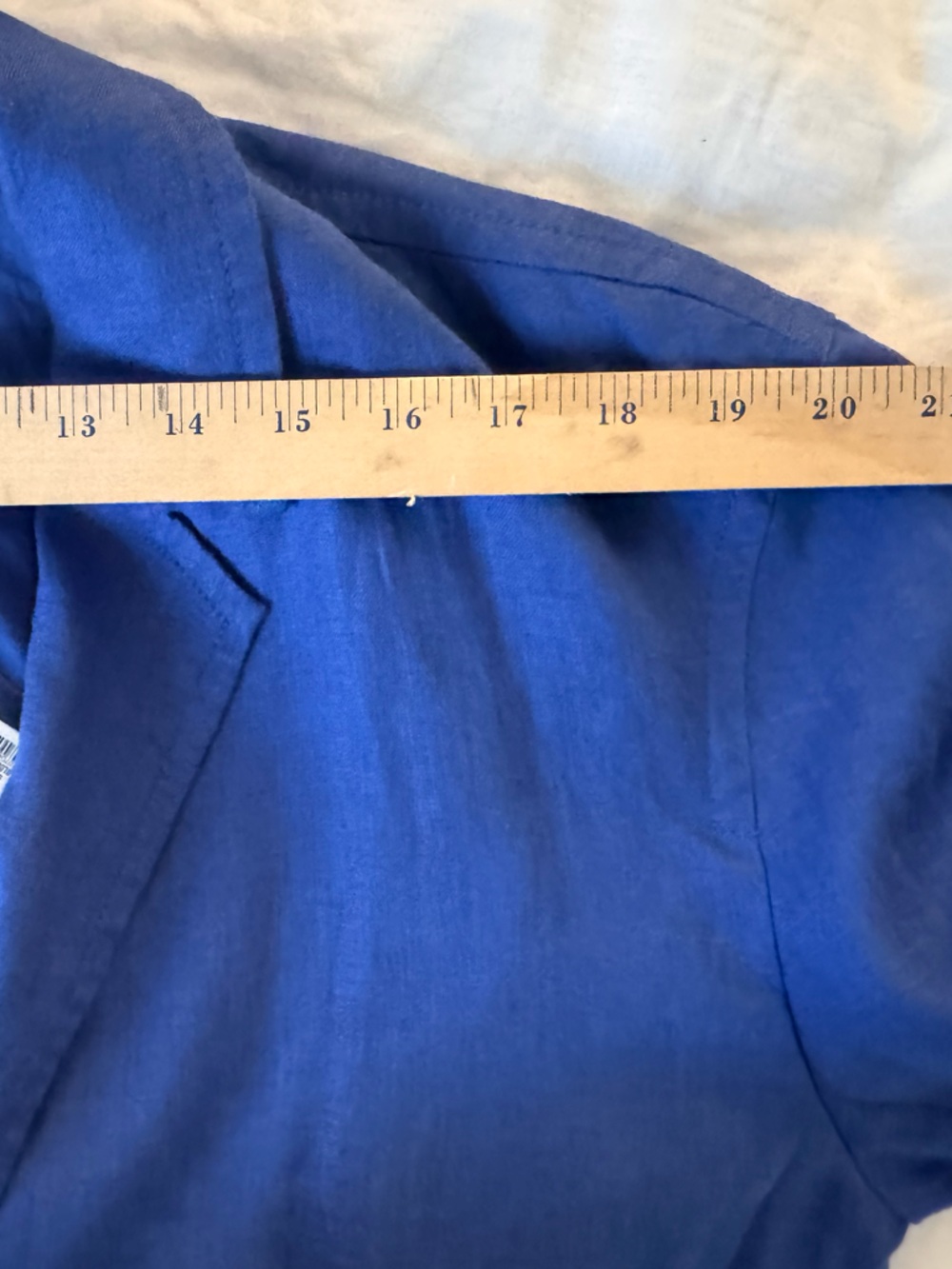 Madewell Double-Breasted Crossover Blazer in 100% Linen - Picture 7 of 9